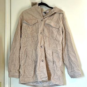 Soft corduroy style jacket